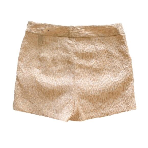 Express Shorts Peachy Pink Textured Dressy Pockets Side Zip Shorts Size 12R - Picture 6 of 12